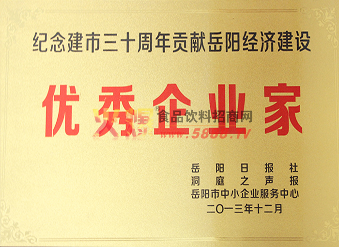 岳陽(yáng)市優(yōu)秀企業(yè)家