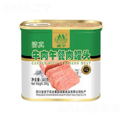 美寧牌牛肉午餐肉罐頭340g