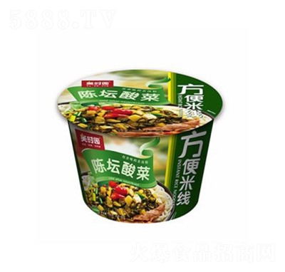 美時(shí)園方便米線方便食品代餐夜宵招商