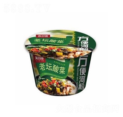 美時(shí)園老壇酸菜方便河粉方便食品代餐夜宵招商