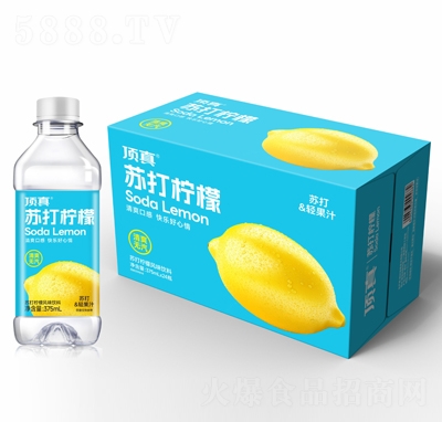 頂真蘇打檸檬風(fēng)味飲料375mlX24瓶